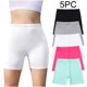 thumbnail image 1 of Odeerbi 5 Paquetes de Chicas Atléticas Motociclistas Pantalones Cortos Respirables Suaves Elásticos de Baile de Yoga Para 5-14 Años, 1 of 9