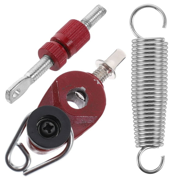 OULII Resorte De Pedal Para Batería Rojo Con Instalación Fácil Para Batería De Jazz Y Rack