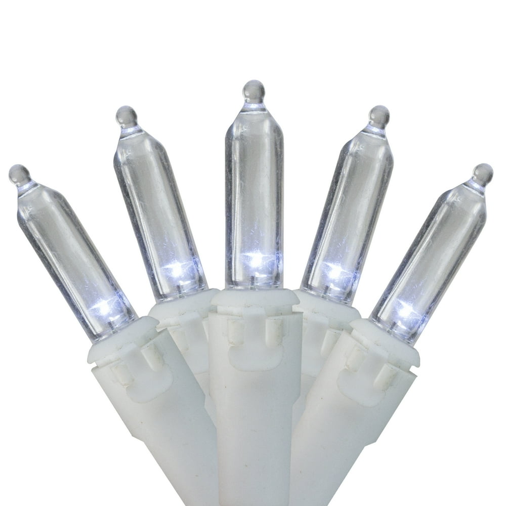 Northlight 35ct LED Mini Christmas Lights White 11.25' White Wire