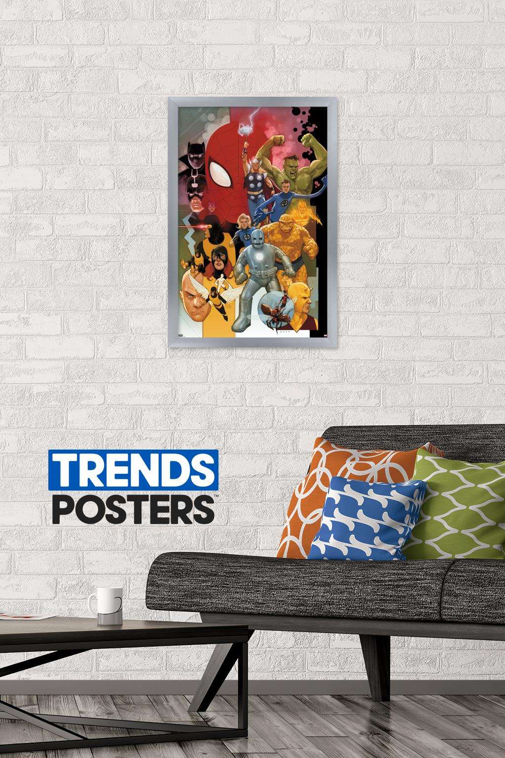 Marvel Comics - Marvel Universe - Noto Wall Poster, 14.725" x 22.375", Framed