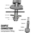 thumbnail image 3 of iSpring GB1 Lead-Free Reverse Osmosis Filter Drinking Water, Standard Non-Air Gap RO Faucet, Chrome, 3 of 7