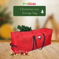 thumbnail image 2 of Bolsa De Almacenamiento Para Árbol De Navidad Primode | Se Adapta A Hasta 9 Pies. Árbol Alto Desmontado | 25"" Alto X 20"" Ancho X 65"" Largo | Material Oxford 600D Duradero | Contenedor De Almacenami, 2 of 5