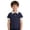 Z32-Navy, variant on GUNIA Boys Hawaiian Shirt Short Sleeve Casual Button Down Kids Beach Vacation Shirts Tropical Summer Tops 2-12 Years Black