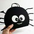 thumbnail image 7 of Cheerland 8 Pcs Spider Gift Bag 8 Pack Black Glitter Halloween Goodie Bags with Handles & Pipe Summerween Cute Spooky Party Favors, 7 of 7