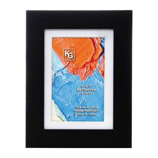 Kiera Grace Black Langford Engineered Wood Wall Photo Frame