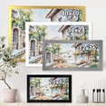 thumbnail image 4 of Designart 'Sunny Day At The Vintage City Cozy Street' Traditional Framed Art Print, 4 of 4
