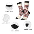 thumbnail image 5 of Honeii Fashion Tatreez Print Adult Socks,Crew Socks,Casual Calf Socks,Daily Wear Socks for Men & Women, Perfect for Sports, Casual and Everyday Use, 5 of 6