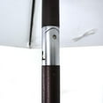 thumbnail image 6 of California Umbrella Golden State Series 9 Ft Octagonal Aluminum Collar Tilt Patio Umbrella W/ Crank Lift - Stone Black Frame / Olefin Gray White Cabana Stripe Canopy, 6 of 7