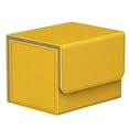 thumbnail image 1 of Card Deck Box Holder Game Card Storage Organizer , Closure ,Collectible Cards Case , yellow, 1 of 8