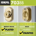 thumbnail image 3 of Cerrojo de seguridad con llave ideal para puertas contra tormentas y mosquiteras, 3 of 4