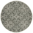 thumbnail image 4 of SAFAVIEH Trace Burton Geometric Wool Area Rug, Dark Grey/Light Grey, 4' x 6', 4 of 8