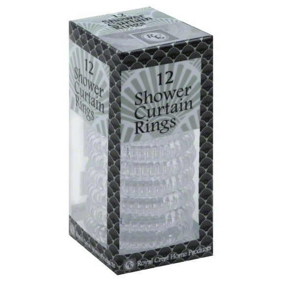 Royal Crest Shower Curtain Rings