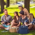 thumbnail image 1 of Fiudx Bolsa de Picnic para Exteriores, Lonchera Térmica, Diseño a Prueba de Fugas, Espaciosa con Dos Compartimentos, Ligera y Cómoda, Ideal para Senderismo, Picnic y Oficina, Tamaño 32 X 28 Cm., 1 of 6
