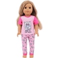 thumbnail image 6 of AmaMary 10 Pcs American Doll Clothes, Fits 18 inch Dolls, Summer Short Sleeve and Pants Outfit for 45cm Dolls, 6 of 6