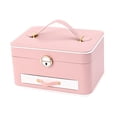 thumbnail image 4 of Organizador de joyas Yinane contenedor 2 niveles resistente al agua, 4 of 8