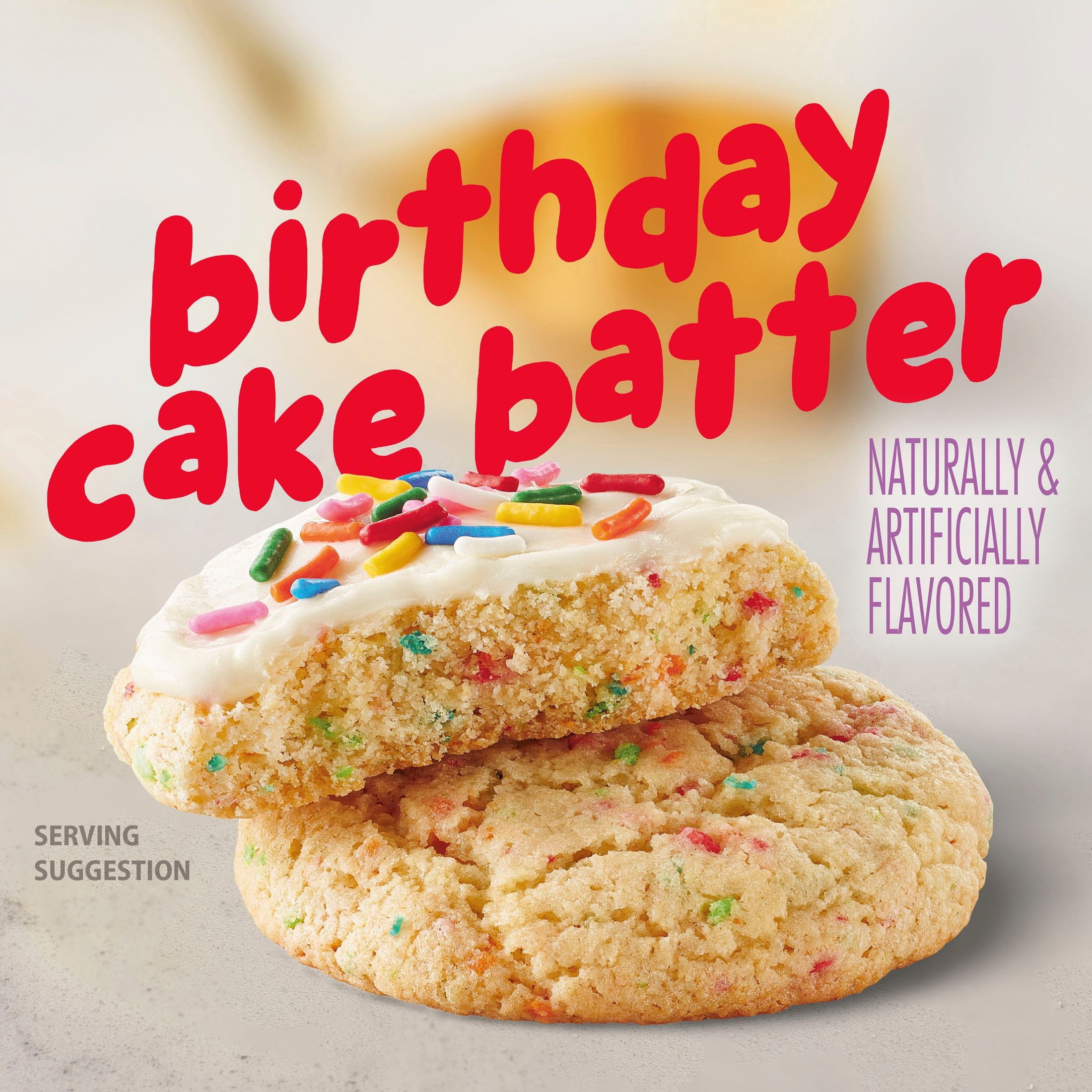 (7 pack) Betty Crocker Soft Baked Cookie Mix, Birthday Cake Batter Flavored, 16.8 oz