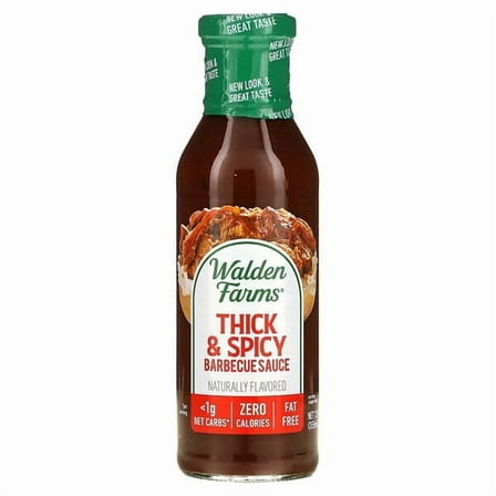 Walden Farms, Thick & Spicy Barbecue Sauce, 12 fl oz Pack of 2