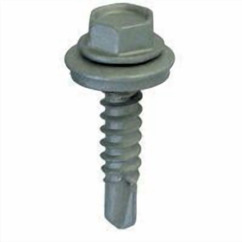 ITW BRANDS Teks #9 x 1-1/2-Inch Hex-Washer-Head Roofing Screws, 100-Pack 21404