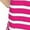 Hot Pink, variant on Women's Mock Neck Striped Dress 2024 Fall Long Puff Sleeve Side Slit Knit Sweater Dress Ribbed Midi Bodycon Dress