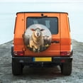 thumbnail image 6 of Honeii Cute Prairie Sheep Herd Print Tire Covers, Waterproof Anti-UV Sun Snow Rain Tire Covers for Trailers, RV, Camper, SUV, Truck-, 6 of 6