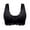 Black, variant on CFLVAEK Front Hook Bras for Women Plus Size Push Up Full Coverage Everyday Bras Breathable Wireless Bralette Beige XXXXXXXXXXXL