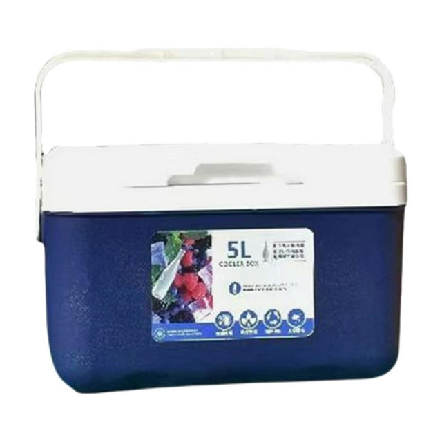 Cubo de Hielo para Picnic shamjiam 5L Organizador de Almacenamiento de Bebidas Azul