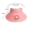 thumbnail image 3 of Ycandiee Sun Visor Hats with Fan, Rechargeable Built-in Fan Hat, Large Area Sun Protection,Visors for Women, Men, Kids, 3 of 7