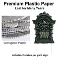 thumbnail image 4 of 5.7FT Black Hanging Ghost Reaper with LED Sound + 6 Tombstone Yard Signs – Motion-Activated Graveyard Decor for Large Outdoor Spaces, 4 of 8