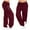 Wine, variant on GaThRRgYP Womens Pants with Pockets,Womens Winter Wide Leg Yoga Sports Loose Casual Long Pants Trousers