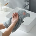 thumbnail image 4 of Joernso Hand Towel Princess Dress Shape Wipe Towel Soft Coral Fleece Hanging Towel for Home Kitchen Bathroom, 4 of 7