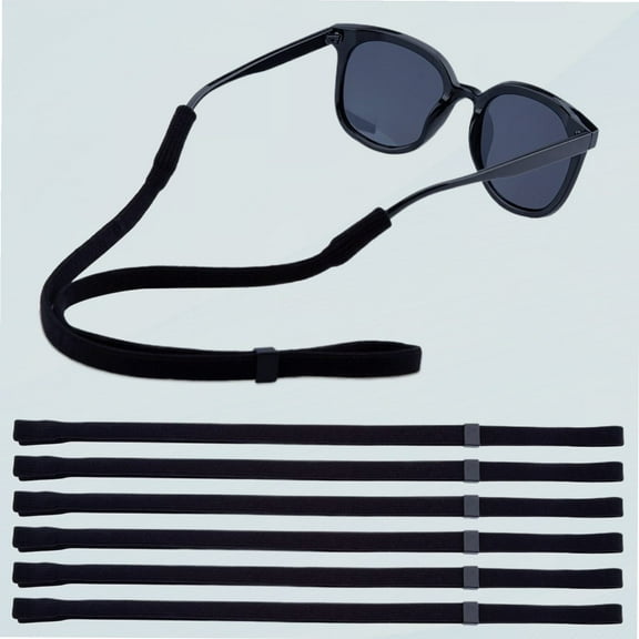 glasses strap with adjustable glasses holder, comfortable sport safety glasses cord, soft elastic nylon adjustable sunglasses cord lanyard neck holder for men women kids