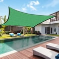 thumbnail image 4 of Generic Malla de sombra verde transpirable de 2x2 metros, ideal para balcón, jardín o piscina. Fabricada en polipropileno, ligera y fácil de instalar. Incluye cuerda de 8 metros., 4 of 6