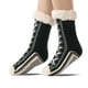 thumbnail image 2 of Calcetines de invierno para suelo: calcetines forrados de forro polar extra gruesos para mujeres y hombres, calcetines antideslizantes cálidos para suelos fríos, 2 of 5