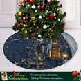 thumbnail image 3 of Ryvnso Christmas Tree Skirt Train Winter View Xmas Tree Skirts Ornament Home Decorations 47.2", 3 of 6