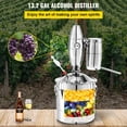 thumbnail image 2 of Destilador de alcohol VEVOR de 50 litros con bolas de cerámica para vino de 13,2 galones, 2 of 9