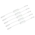 thumbnail image 1 of 5 interruptores de cable para tiras de luces LED con conector de alimentación hembra y macho de 12 V CC, color blanco., 1 of 3