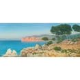 thumbnail image 3 of William Degouve de Nuncques 18x10 Black Modern Framed Museum Art Print Titled - Cote Aux Baleares (Mallorca, Cala San Vicente) (1900), 3 of 5
