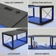 thumbnail image 4 of Mueble de TV flotante negro con luces LED, enchufe y 2 puertos USB,tamaño 120x28x25cm, 4 of 9