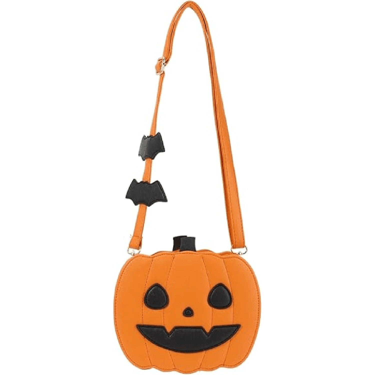 Halloween Pumpkin Crossbody Bag PU Leather Shoulder Purse for Women