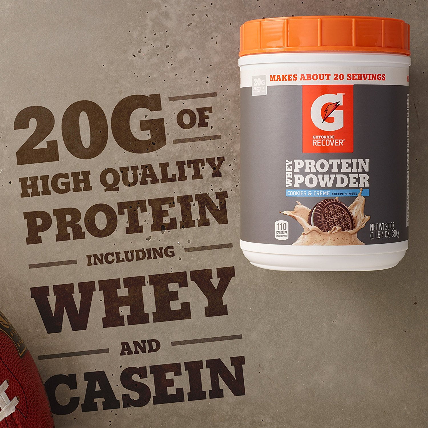 Gatorade Recover Protein Shake, Cookies & Cream, 20g Protein, 1