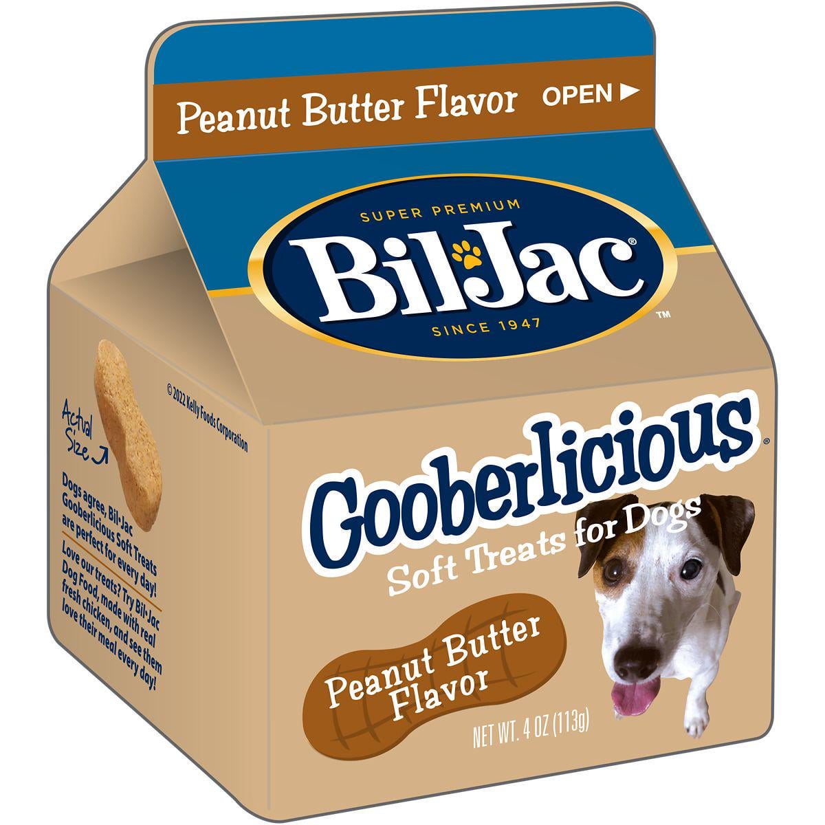 New! BilJac 4 oz. Gooberlicious Dog Treats