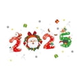 thumbnail image 5 of Calcomanías navideñas decorativas Strade Fareast Limited para ventana con copos de nieve, 5 of 5