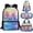 Axolotl Starry Sky, variant on Ladybug Backpack for Girls 6-8 Cute Kids School Bag with Lunch Box for Elementary Kindergarten Daisy Bookbag 4 in 1 Set Back Pack Travel Knapsack Daypack