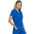 thumbnail image 4 of Dickies EDS Essentials Medical Scrubs Top for Women V-Neck DK735, S, Royal, 4 of 7