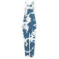 thumbnail image 5 of Jumpsuits for Women Casual Printing Tie-dyed Sleeveless Round Neck Pants for Women Fashion Loose Fit Daily Vest Sling Lightweight Party Vacation Beach Jumpsuit with Pocket（Sky Blue,XL）, 5 of 5