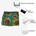 thumbnail image 5 of Kdxio Men's Boxer Briefs with Sunflowers Print - Comfortable and Breathable Underwear for Everyday Wear, 5 of 7