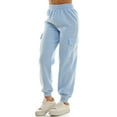 thumbnail image 2 of Derek Heart Woman's High Rise Fleece Jogger Pants, Windsurfer, Large, 2 of 5