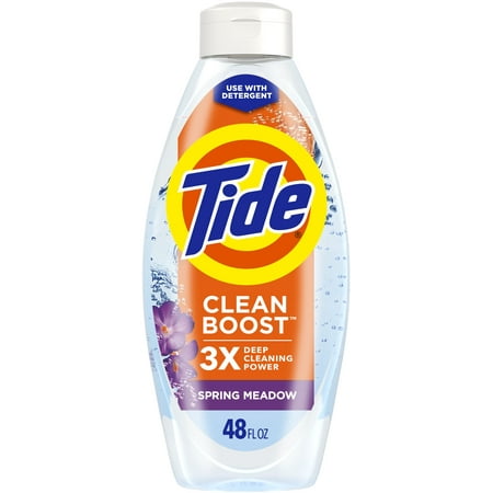 Tide Clean Boost Fabric Rinse Removes Odors and Residues Spring Meadow 48 fl oz 70 Loads