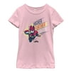 Marvel Girls' Captain Marvel Faster Strike T-Shirt