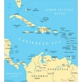 thumbnail image 3 of Wanderlust Duvet Cover Set, Caribbean Political Map Capitals National Borders Important Cities Rivers Lakes, Decorative 3 Piece Bedding Set with 2 Pillow Shams, Calking Size, Blue Ivory, by Ambesonne, 3 of 3